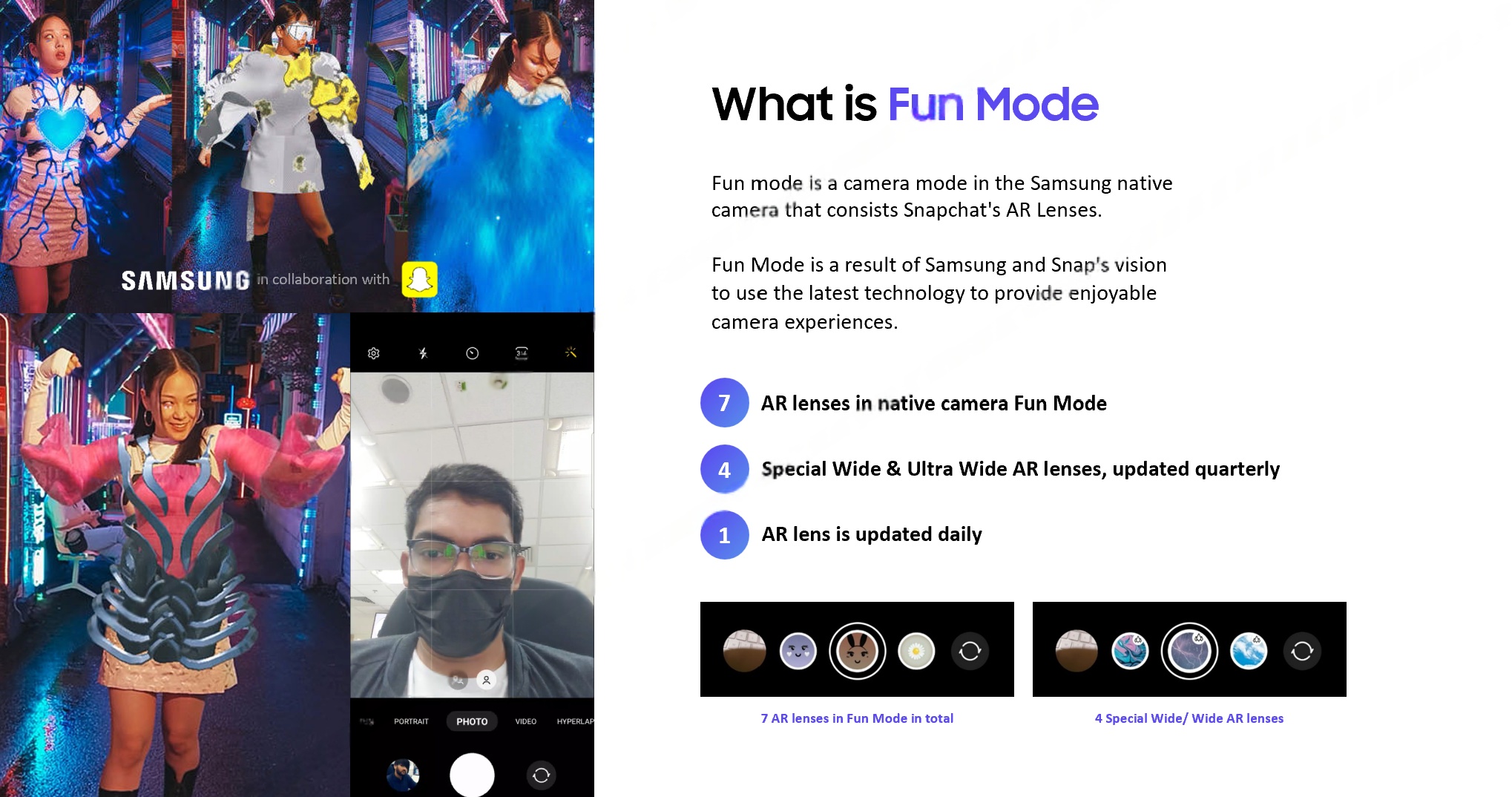 Camera & Fun Mode
