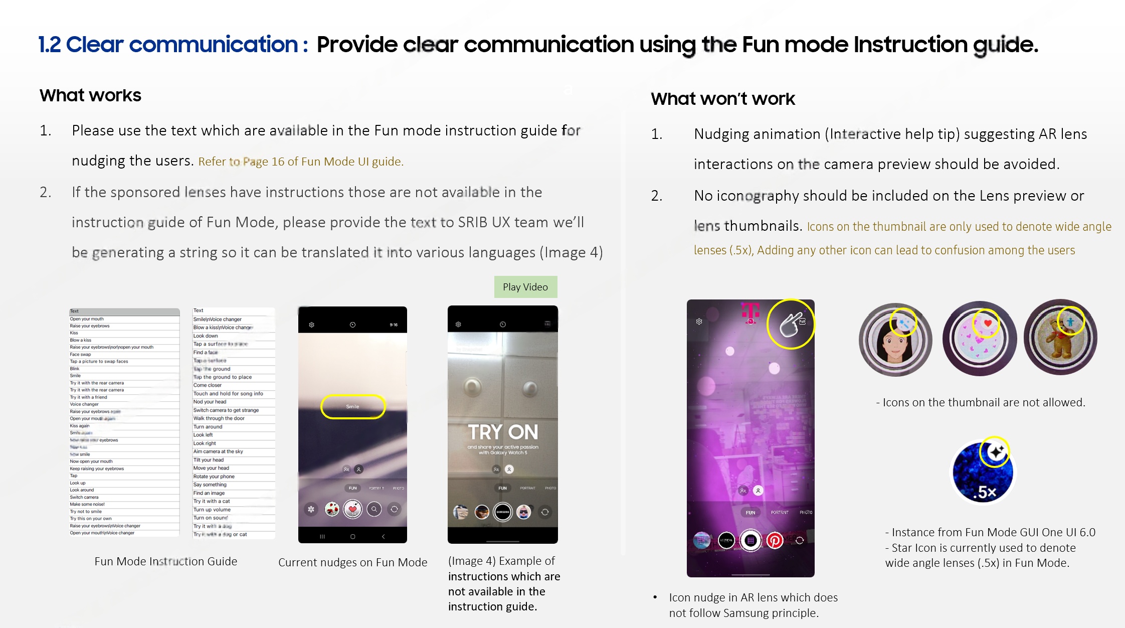 UX Principle 1.2: Clear Communication