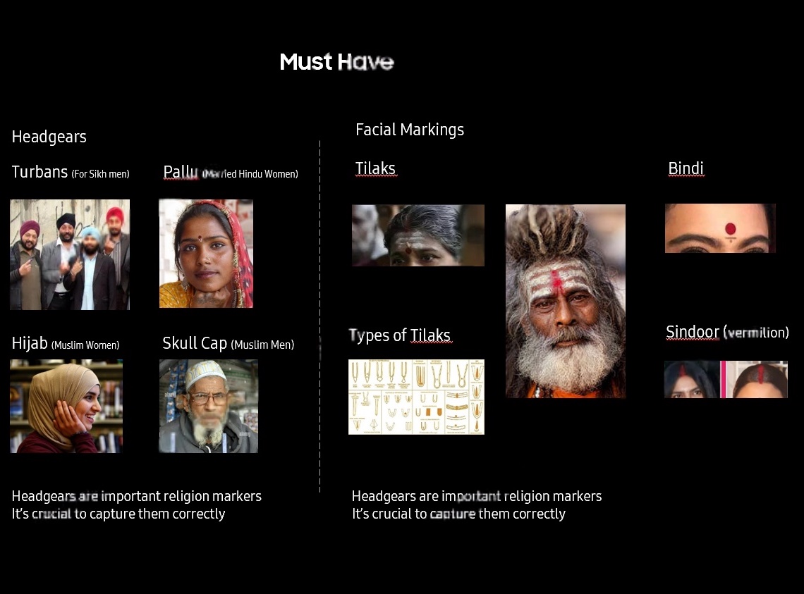 Cultural markers — must have constraints